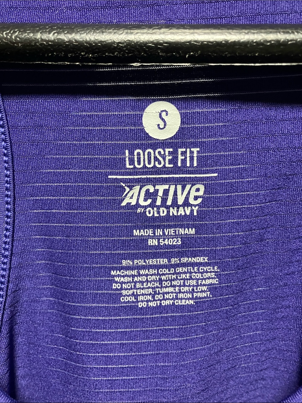 Old Navy Purple Racerback Drawstring Tank - Picture 2 of 3